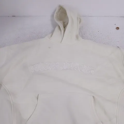SISTERS AND SEEKERS WHITE HOODIE, SIZE M