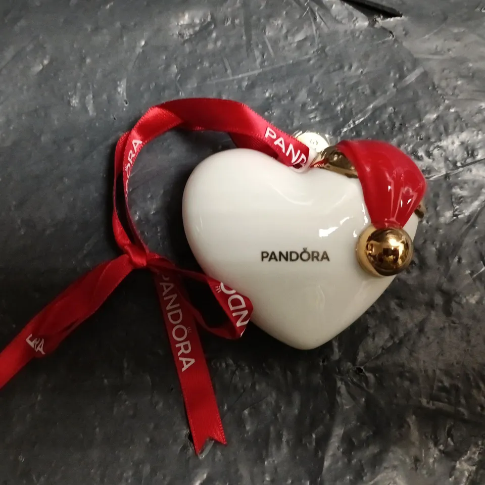 PANDORA HEART CHRISTMAS DECORATION WITH RED RIBBON