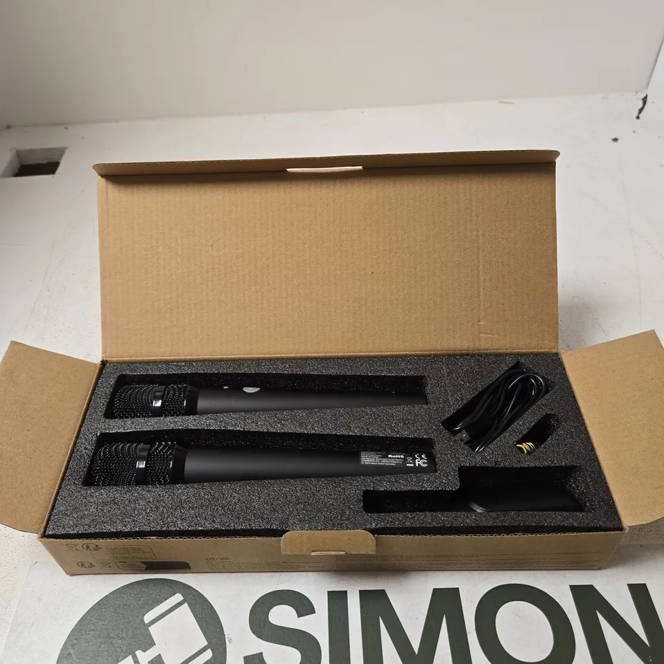 TONOR TW220 WIRELESS MICROPHONE SYSTEM (2 MICS)