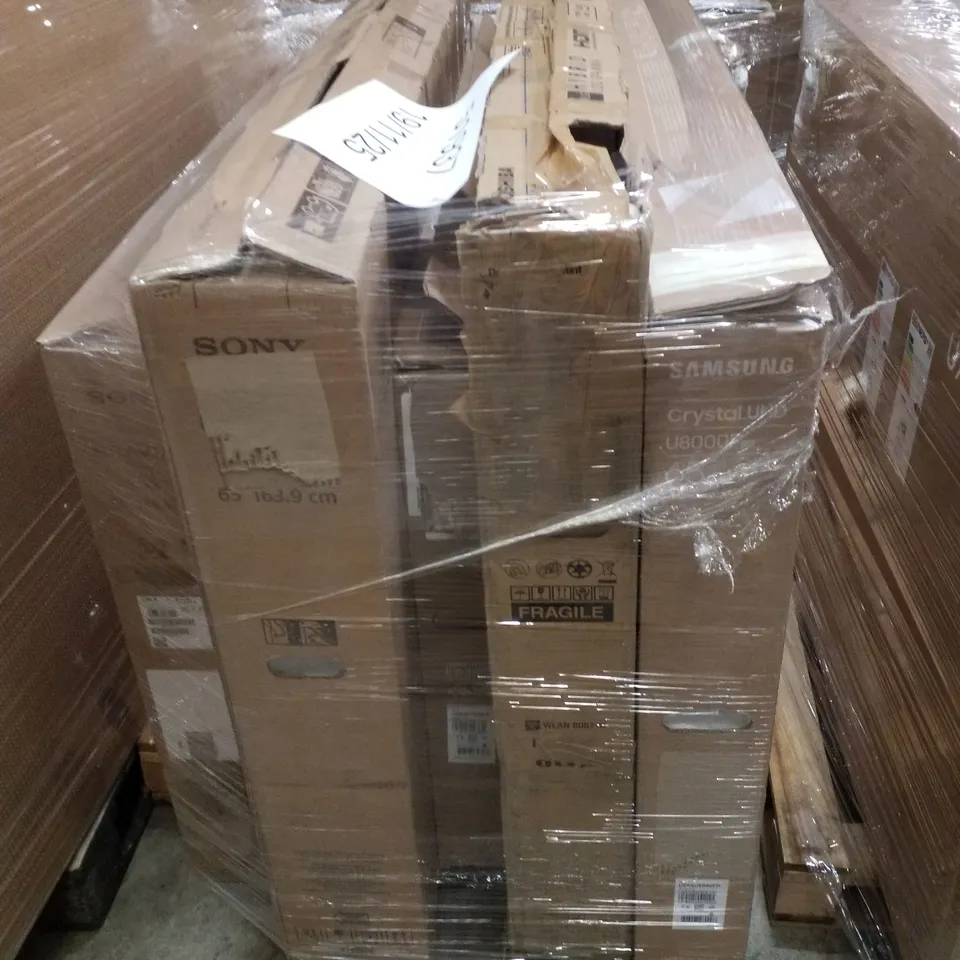 PALLET CONTAINING 5 ASSORTED DAMAGED TVS