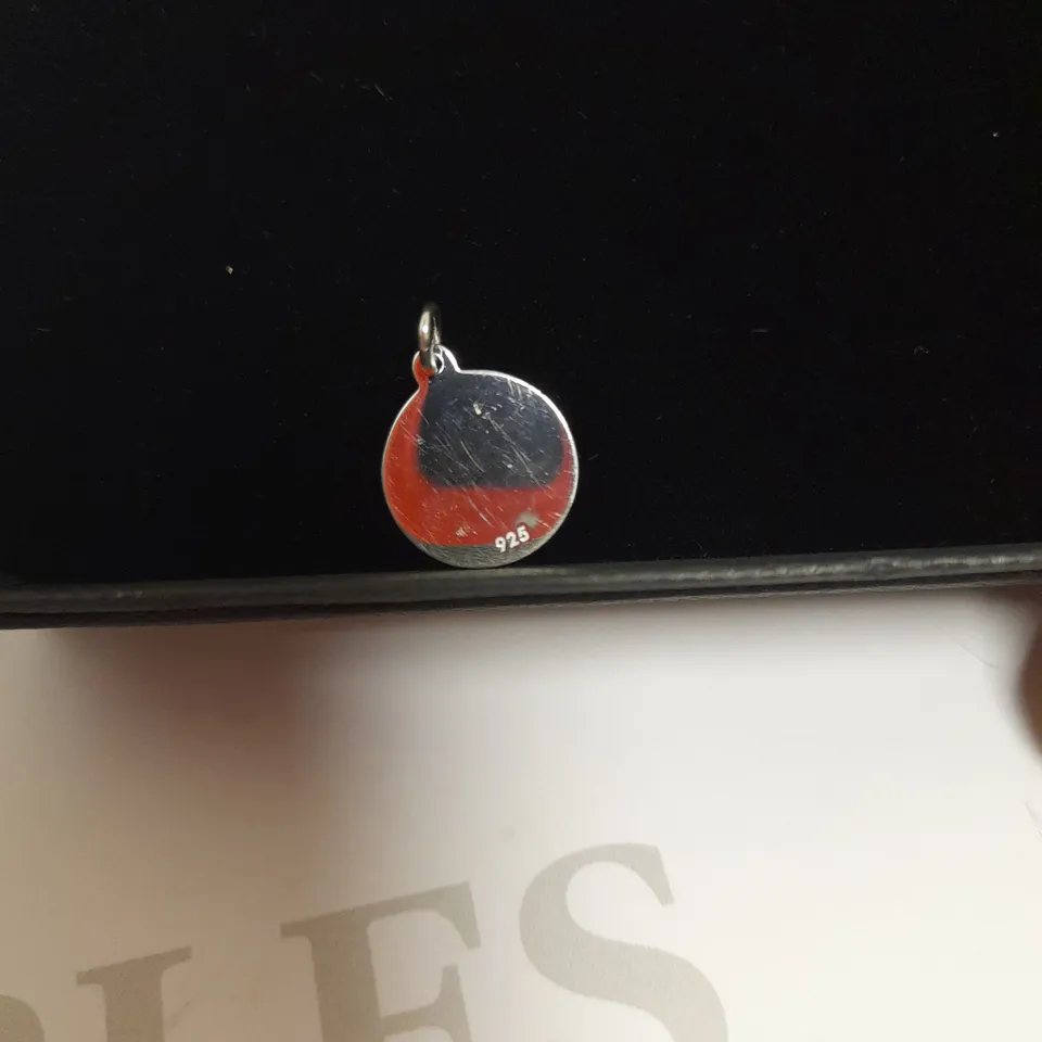 BEGINNINGS STERLING SILVER ENGRAVED SMALL PENDANT WITH CHAIN
