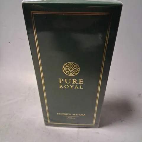 BOXED AND SEALED FEDERICO MAHORA PURE ROYAL UNISEX PARFUM 50ML