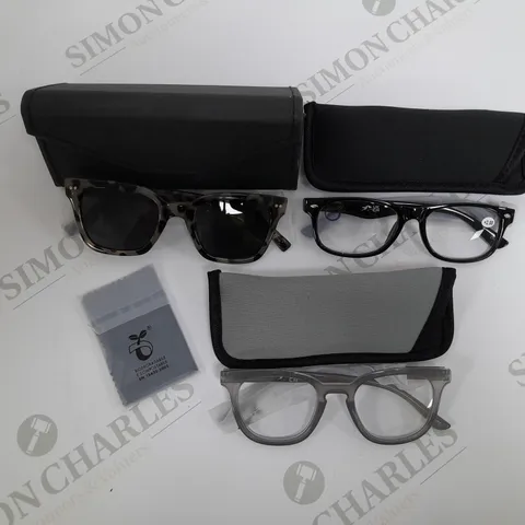 HUMMINGBIRD SUNGLASSES AND READING GLASSES GREY MIX 2