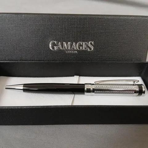 SWAN & EDGAR PEN IN BLACK PRESENTATION BOX 