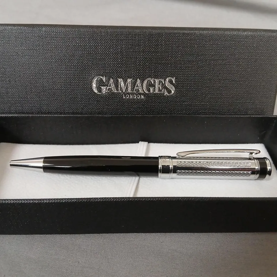 SWAN & EDGAR PEN IN BLACK PRESENTATION BOX 