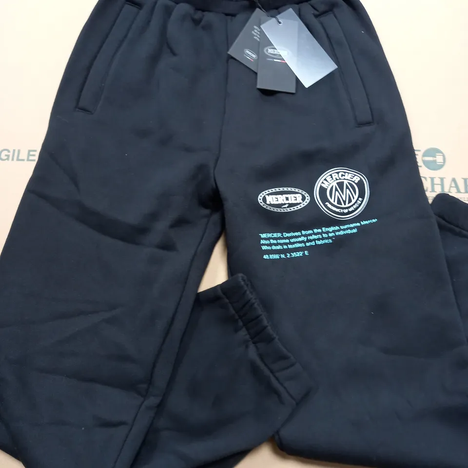 MERCIER BLACK JOGGERS - XS