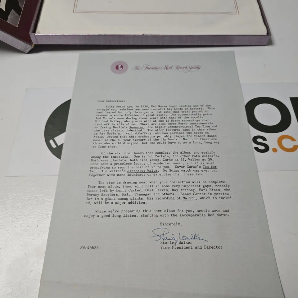 The Greatest Recordings of the Big Band Era – Archive Collection (Franklin Mint Record Society)
