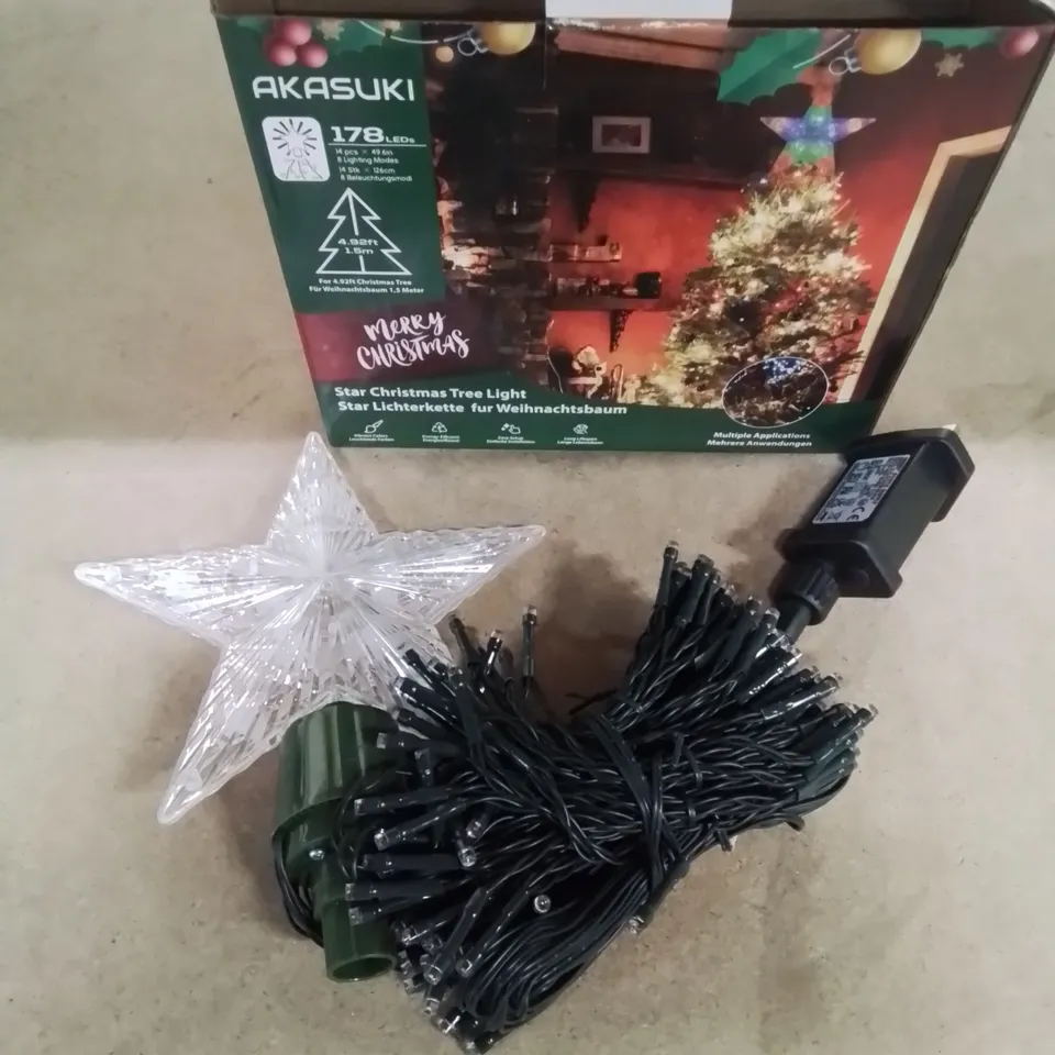 BOXED STAR CHRISTMAS TREE LIGHT WITH 178 LEDs