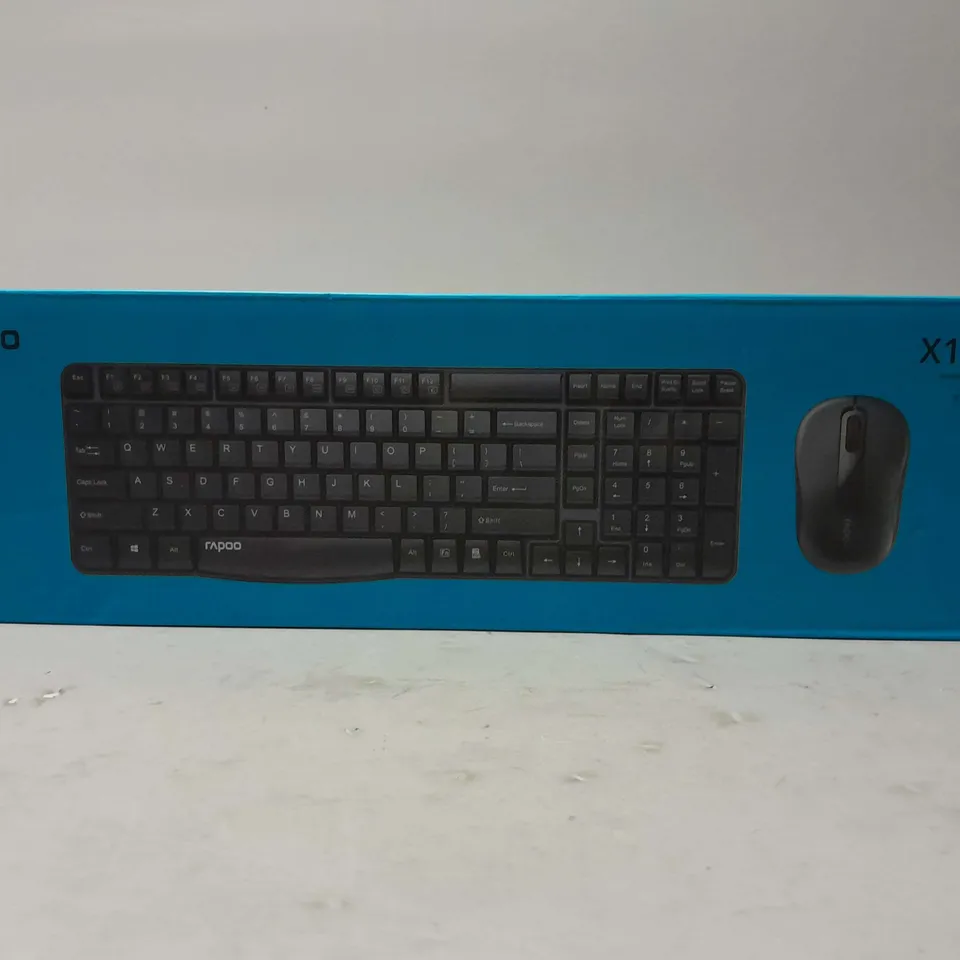 BOXED AND SEALED RAPOO X1800S WIRELESS OPTICAL MOUSE & KEYBOARD SET