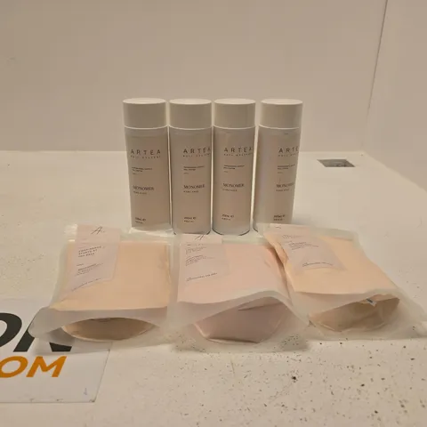 SET OF 7 ARTEA PRODUCTS TO INCLUDE ACRYLIC POWDER 250G