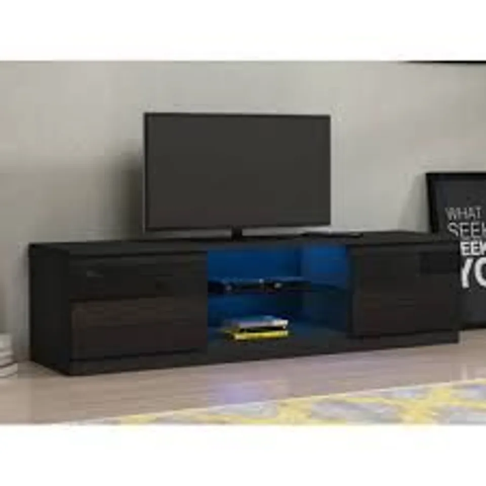 BOXED HULLINGER TV STAND UP TO 65" IN BLACK