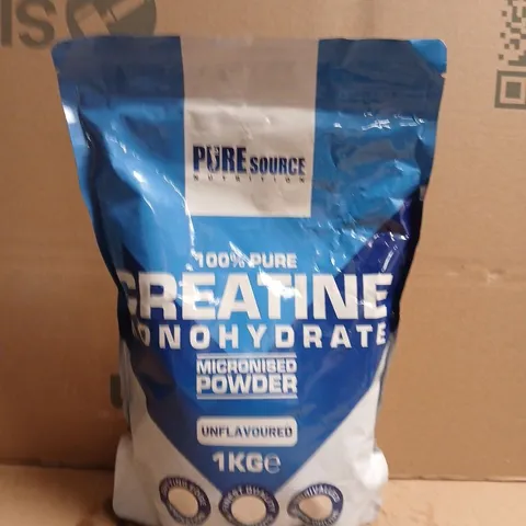 PURESOURCE NUTRITION CREATINE MONOHYDRATE POWDER 1KG – UNFLAVOURED