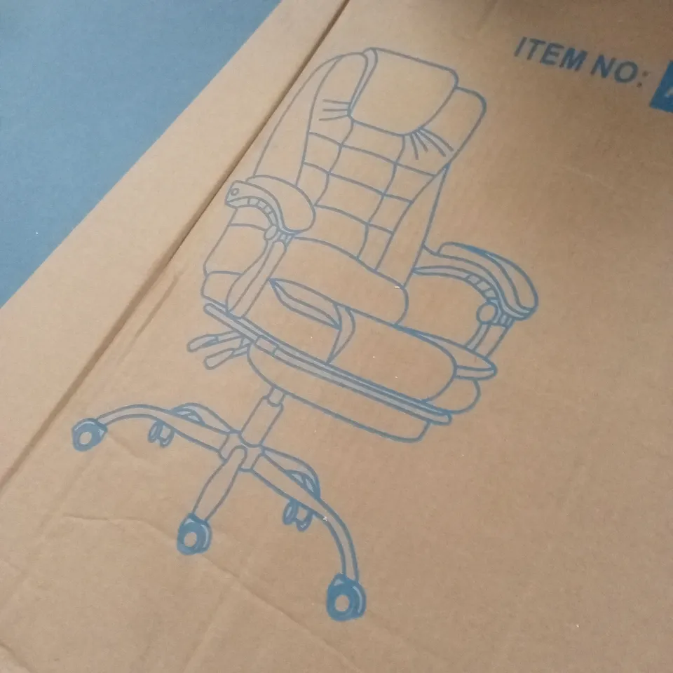 BOXED MASSAGE CHAIR IN DARK GREY (UNTESTED)