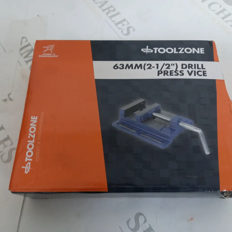 BOXED TOOLZONE 63MM (2-1/2") DRILL PRESS VICE