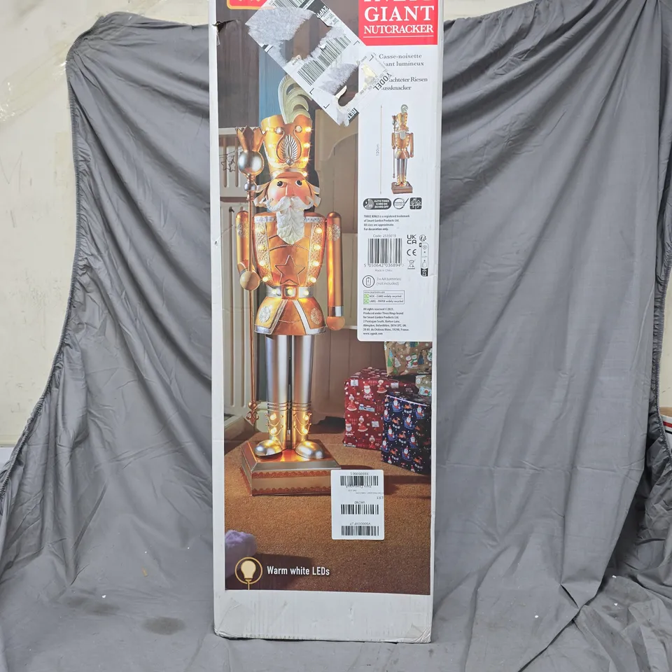 INLIT GIANT NUTCRACKER GOLD/SILVER - COLLECTION ONLY  RRP £129.99