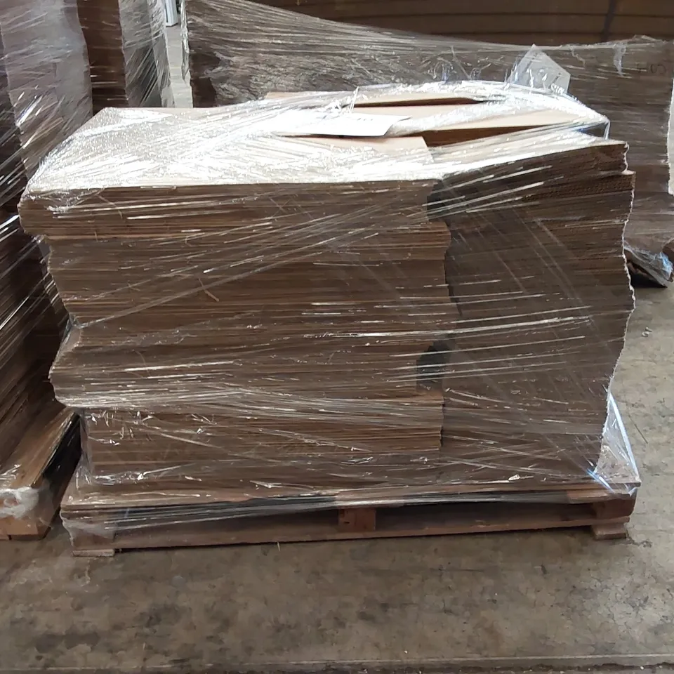 PALLET OF ASSORTED CARDBOARD BOXES (QUANTITY AND SIZES UNSPECIFIED)