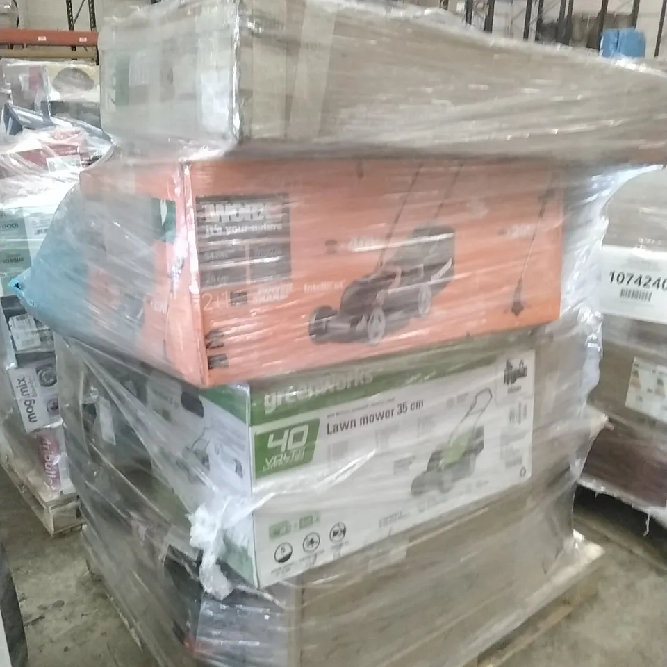 PALLET OF APPROXIMATELY 18 UNPROCESSED RAW RETURN HOUSEHOLD AND ELECTRICAL GOODS TO INCLUDE;