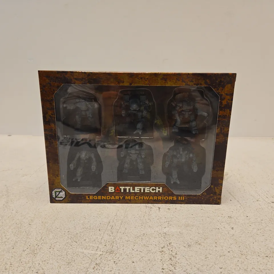 BATTLETECH LEGENDARY MECHWARRIORS III – ACTION FIGURE SET (BOXED)