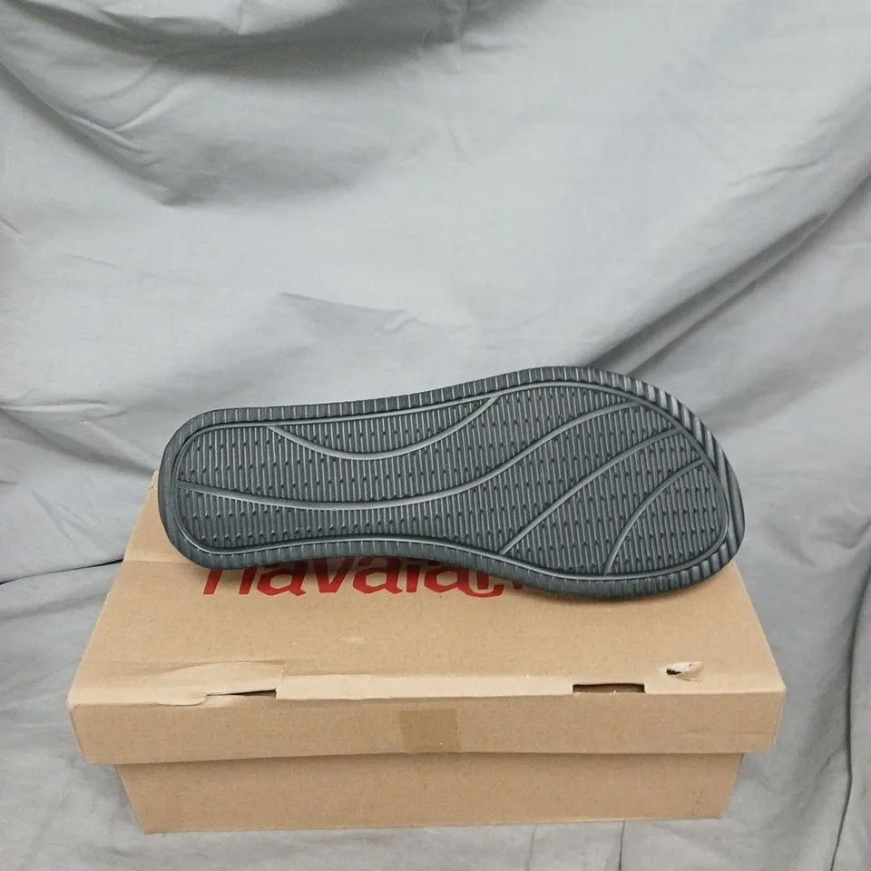 HAVAIANAS BLACK FLIP-FLOPS – SIZE EU 40