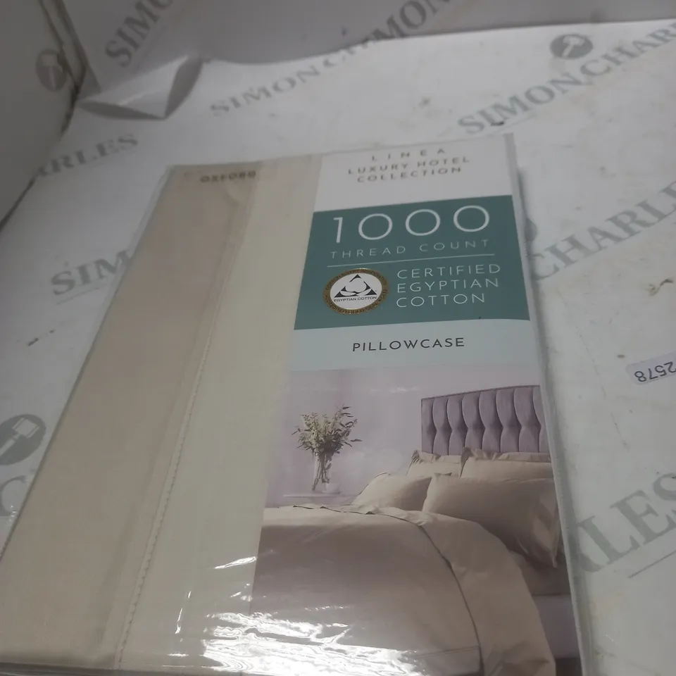 LINEA 1000 THREAD COUNT OXFORD PILLOWCASE 