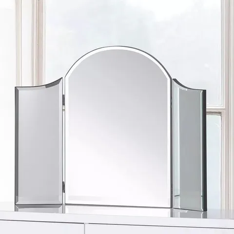 JULIAN BROWN CANTO CURVED DRESSING TABLE MIRROR