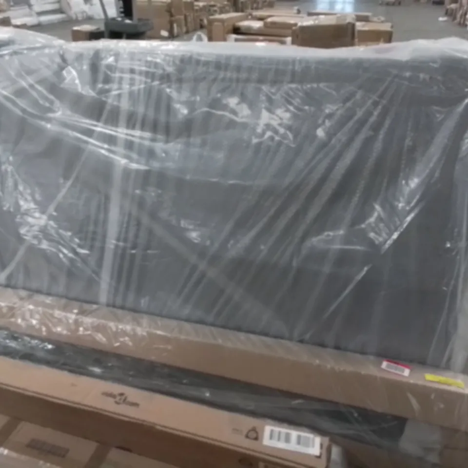 BOXED CHANUTE UPHOLSTERED BED FRAME (3 ITEMS)