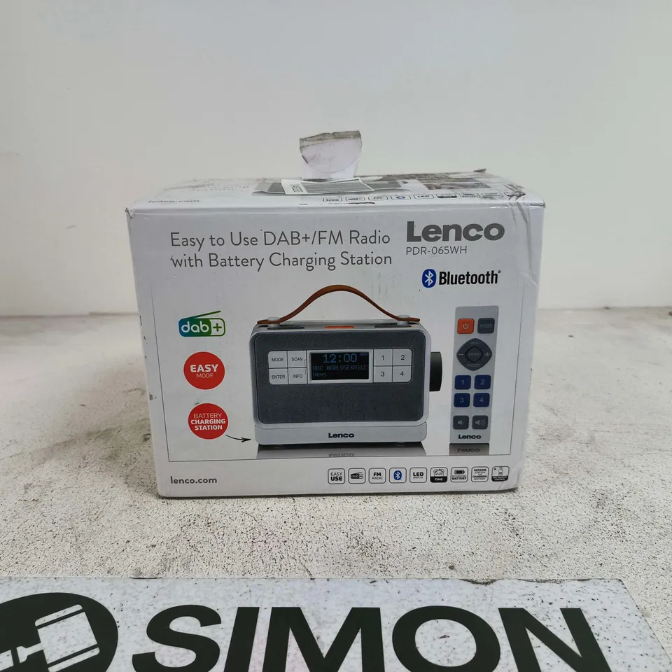 BOXED LENCO PDR-065 DAB+/FM RADIO 