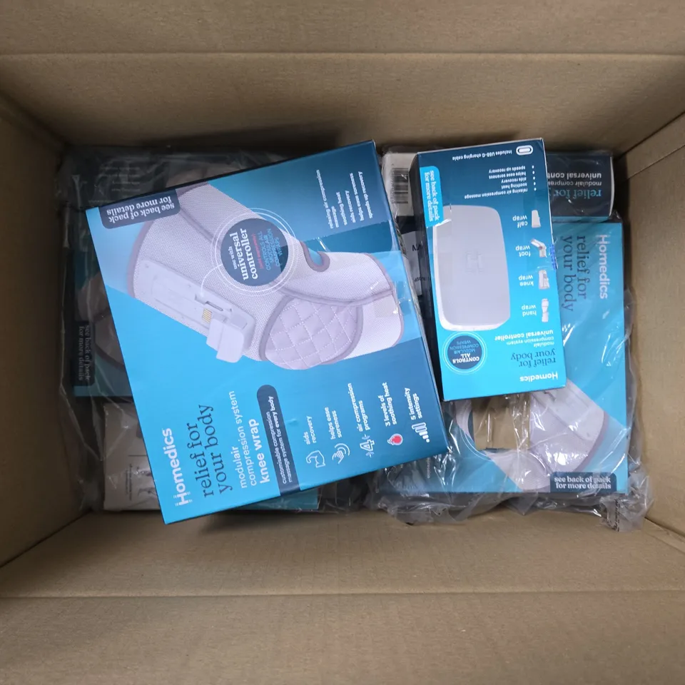 5 BOXED HOMEDICS MODULAIR COMPRESSION SYSTEM KNEE WRAPS (SR-CMK10H)