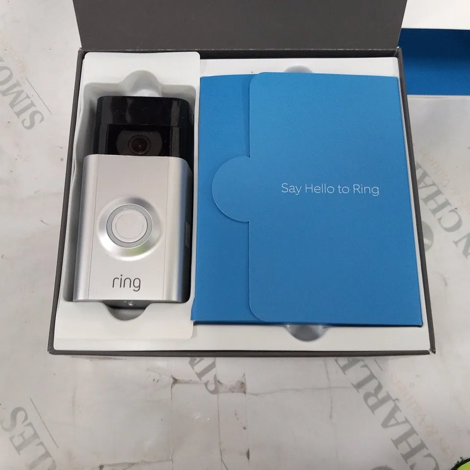 BOXED RING VIDEO DOORBELL 2 WIRE FREE VIDEO DOORBELL