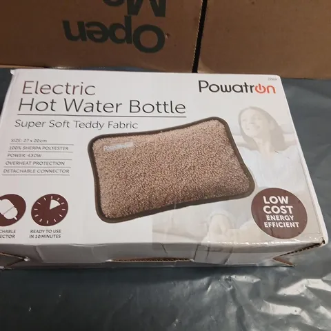 ELECTRIC HOT WATER BOTTLE – TEDDY FABRIC, DETACHABLE CONNECTOR