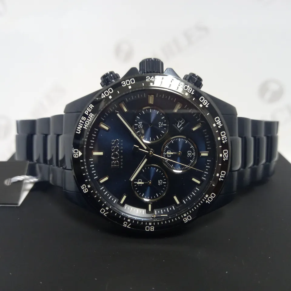 HUGO BOSS HERO SPORT LUXE BLUE SUNRAY CHRONOGRAPH WATCH RRP £449