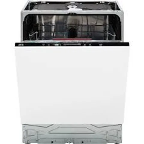 AEG FSS53637Z FULLY INTEGRATED STANDARD DISHWASHER - BLACK CONTROL PANEL - D RATED