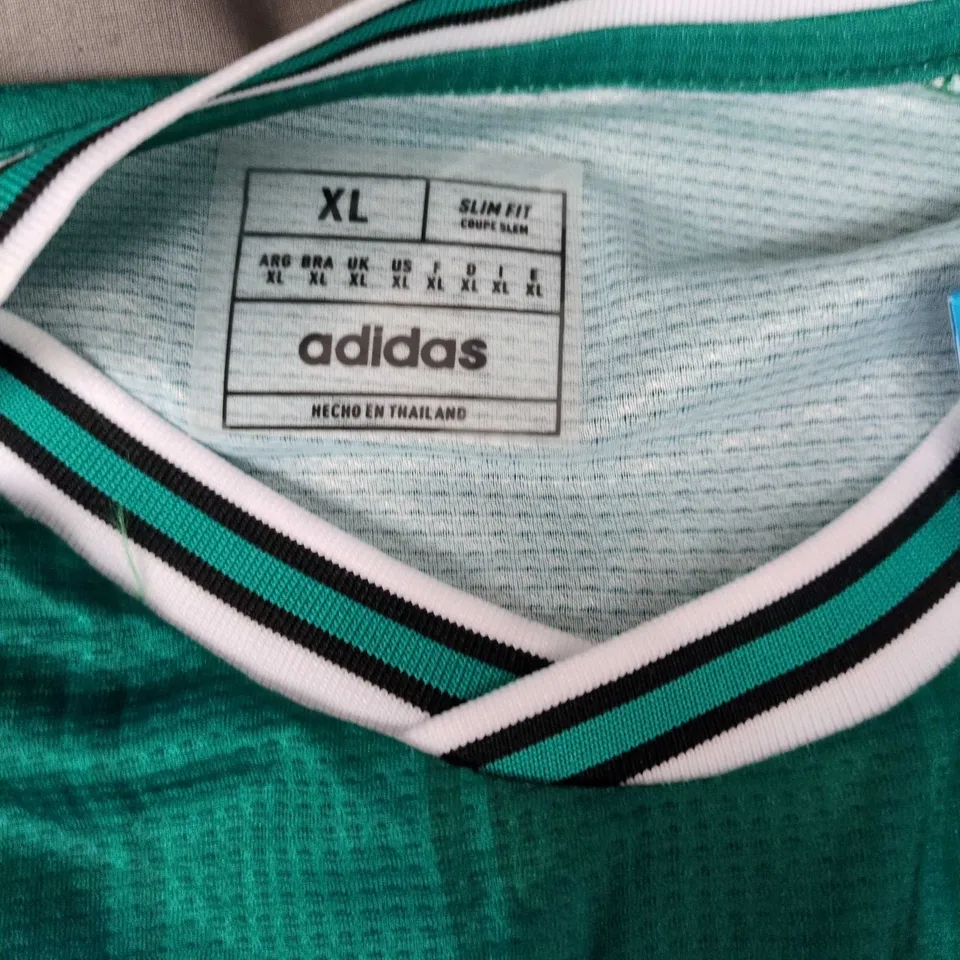 ADIDAS LIVERPOOL FC FOOTBALL SHIRT – GREEN XL SLIM FIT (MEN'S)