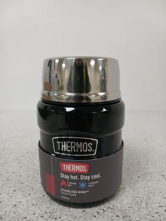 Lot 7901: THERMOS STAINLESS KING FOOD FLASK 470ML - 5951919 | Simon ...