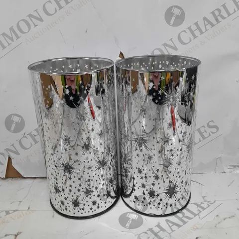 LUXA SET OF 2 PROJECTION TWINKLER LAMPS - STAR DESIGN