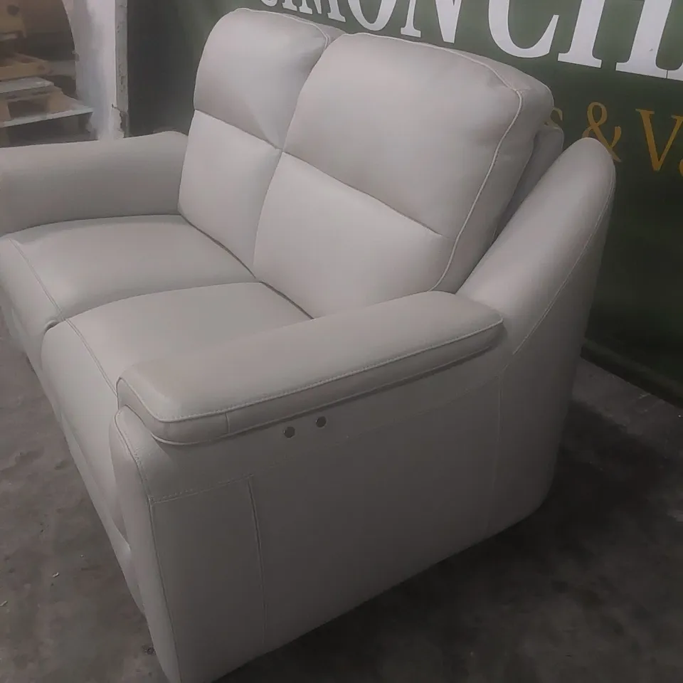 QUALITY DESIGNER ITALIAN MADE PARMA 2 SEATER ELECTRIC RECLINER LOVESEAT SOFA