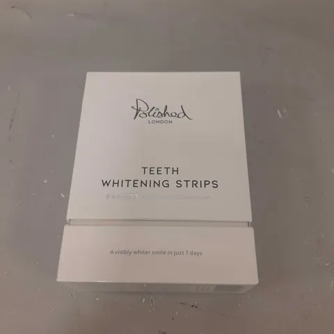 POLISHED LONDON TEETH WHITENING STRIPS 28 DAY PLAN WITH WHITENING PEN