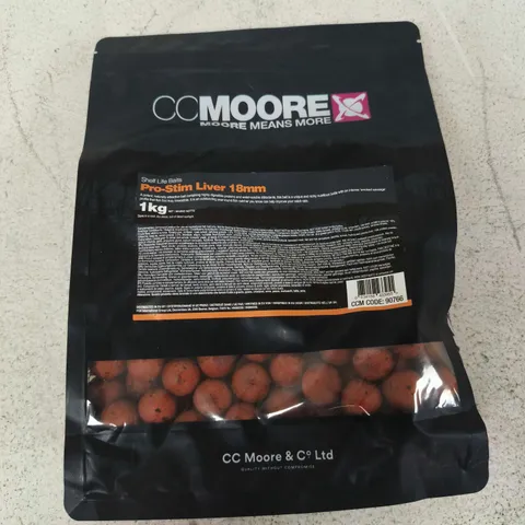 CC MOORE PRO-STIM LIVER 18MM BOILIES - 1KG POUCH 