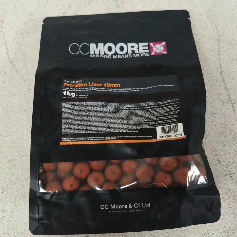 CC MOORE PRO-STIM LIVER 18MM BOILIES - 1KG POUCH 