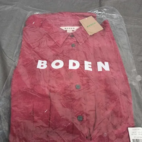 BODEN RED OVERSHIRT – UK 8T (US 4T)