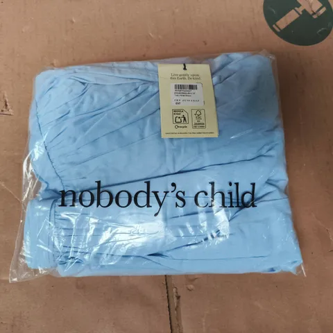 BAGGED NOBODY'S CHILD TALIA MIDI DRESS IN BLUE SIZE UK 6