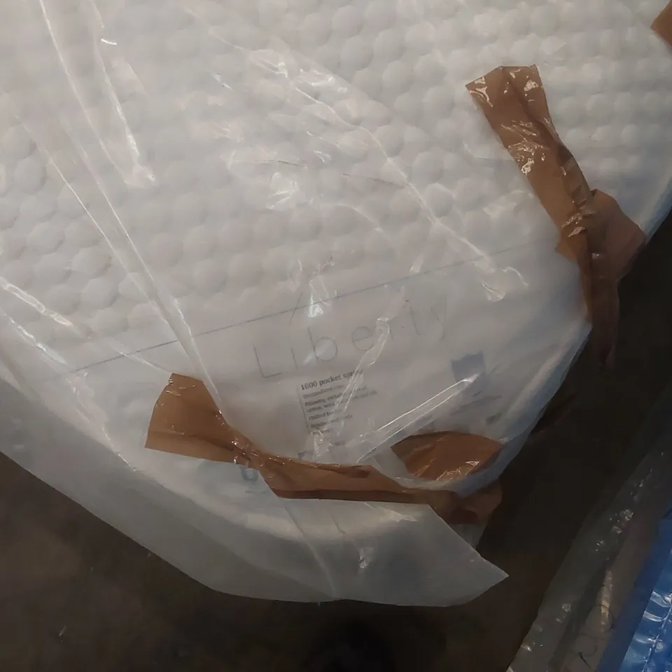 QUALITY BAGGED LIBERTY 1000 POCKET SPRINGS 6' SUPERKING MATTRESS