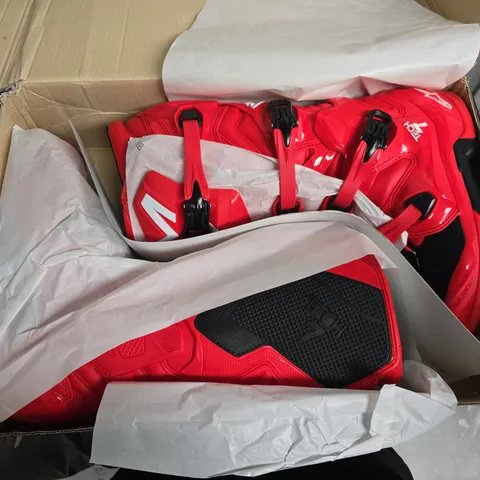 ALPINESTARS TECH 7 RED MOTOCROSS BOOT – BOXED PAIR SIZE 10