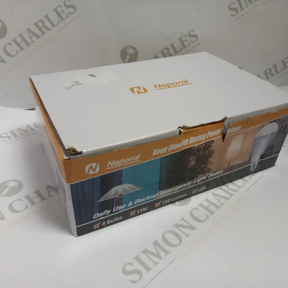 BOXED NEPORAL DAILY USE & BACKUP EMERGENCY LIGHT BULBS 