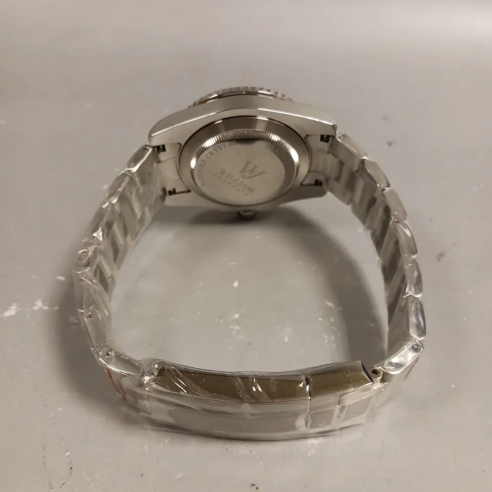 MENS WILLIAM JOURDAIN ULTRA DIVER – NH35 AUTOMATIC MOVEMENT - 200 METER WATER RESISTANT – STAINLESS STEEL CASE & STRAP – SAPPHIRE CRYSTAL – CERAMIC BEZEL