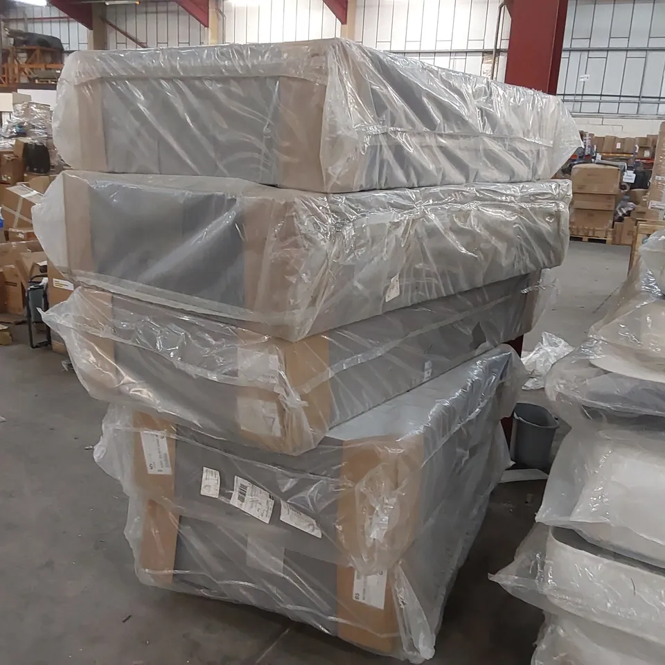 PALLET OF ASSORTED BAGGED DIVAN BED BASES 