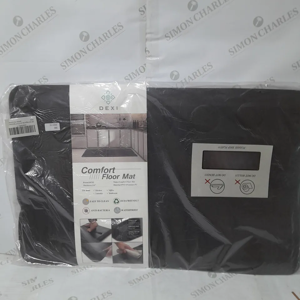 SEALED DEXI COMFORT FLOOR MAT IN BLACK - 20" X 32"