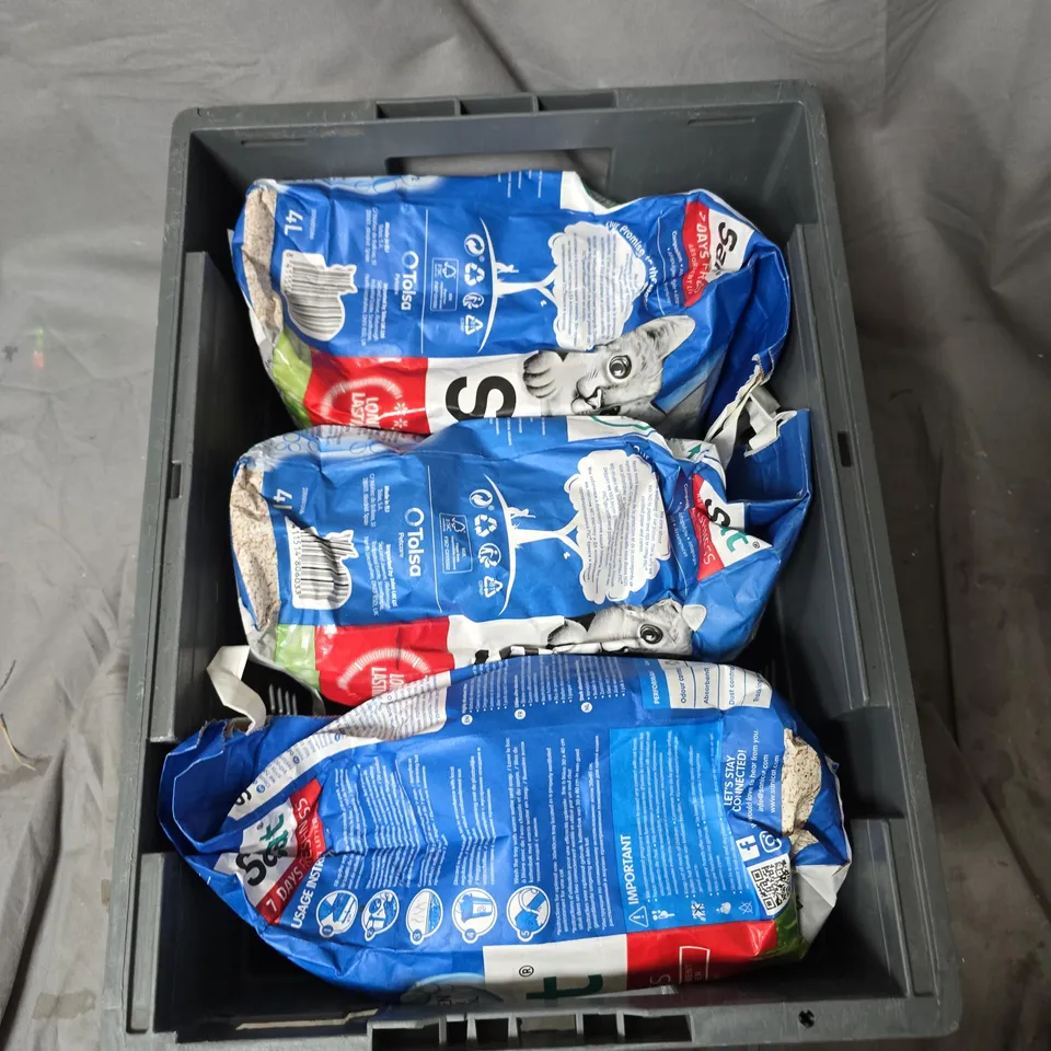 3X SANICAT CAT LITTER – OXYGEN ODOUR CONTROL, 7 DAYS FRESHNESS