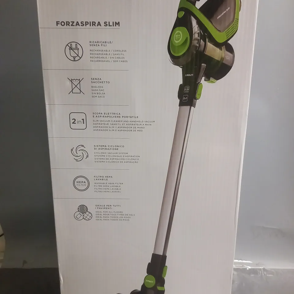 POLTI FORZASPIRA SLIM CORDLESS VACUUM