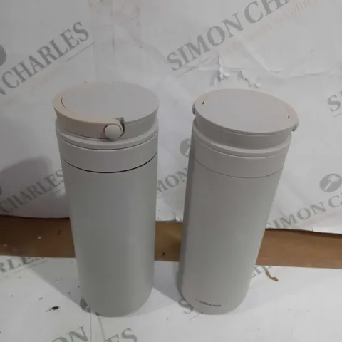 LOCK & LOCK SET OF 2 METRO TWO WAY INSULATED WATER BOTTLES